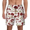 thumbnail image 2 of Goofa Mushroom Printed Men's Swim Trunks Board Shorts Quick Dry Mens Swimming Trunks with Compression Liner,Breathable Fit Hawaii Beach Shorts-Medium, 2 of 9