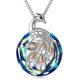 thumbnail image 1 of Collar con Colgante de fénix Yashi de plata de ley azul, 1 of 3