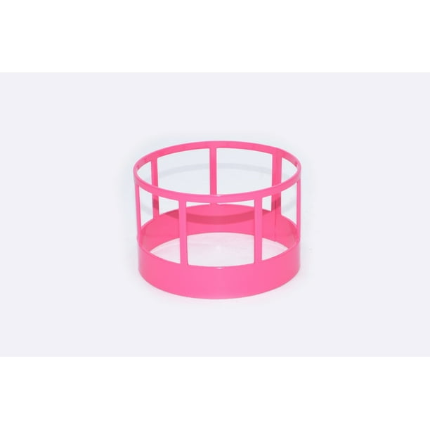 Little Buster Toy Heavy Duty Metal Cattle Hay Feeder Pink 500214