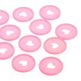 thumbnail image 5 of Uxcell 35mm Plastic Book Binding Discs Discbound Expansion Discs Heart Binder Rings, Pink 22 Pack, 5 of 6