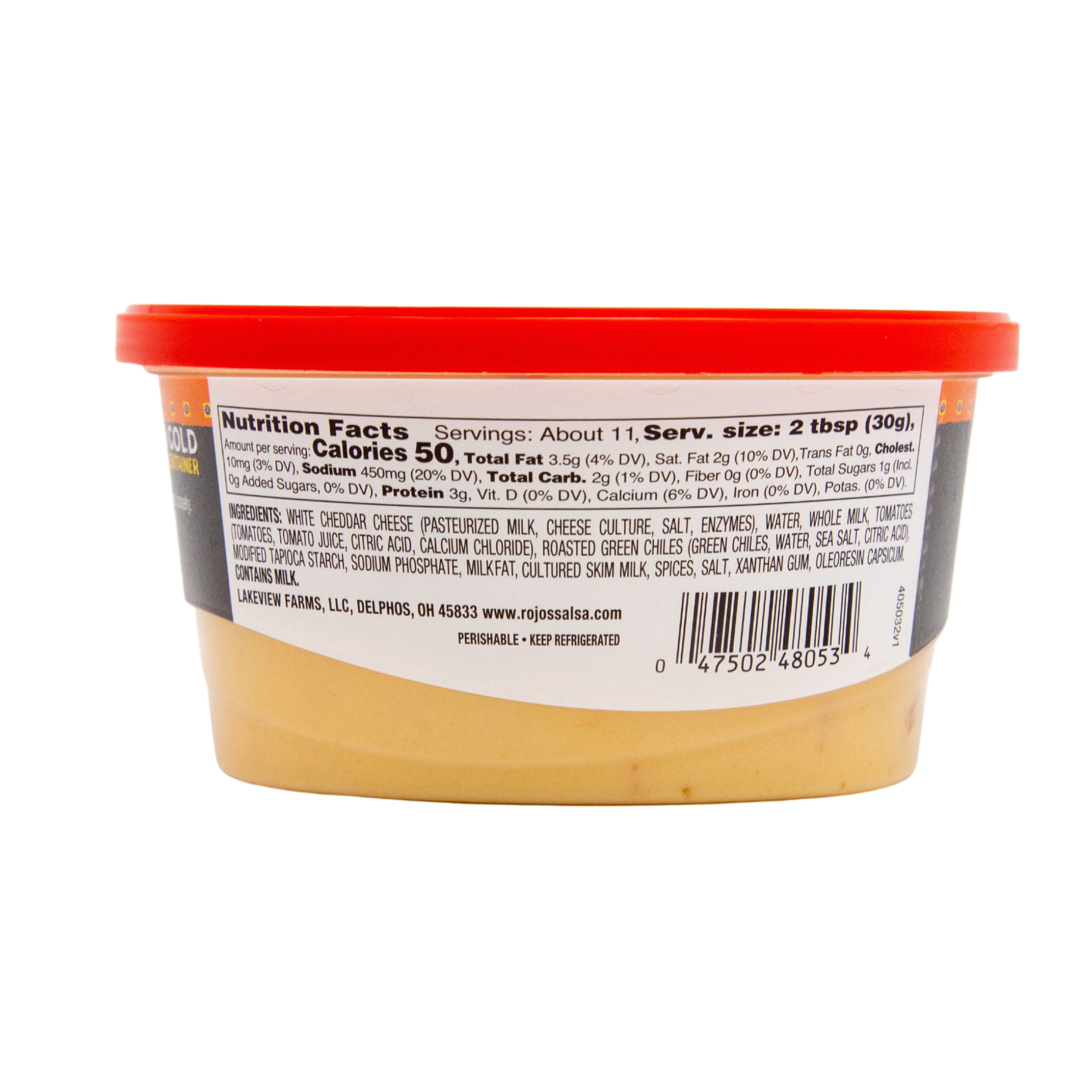 Rojo's Autentico, White Cheddar Cheese Dip, 12 oz