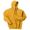 thumbnail image 5 of Gildan Heavy Blend Men’s Fleece Hooded Sweatshirt, Soft Pullover Pocket Hoodie, Gold, Size S, 5 of 5