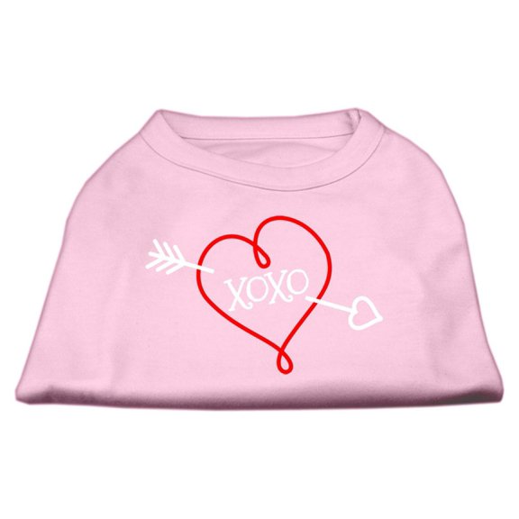 XOXO Screen Print Shirt Light Pink XS (8)