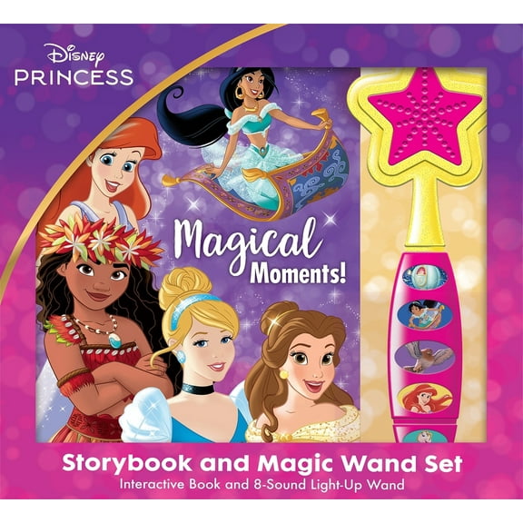 Pre-Owned Disney Princess: Magical Moments! Storybook and Magic Wand Sound Book Set [With Battery] (Misc.) 1503769887 9781503769885