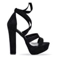 thumbnail image 2 of Zapatillas Plataforma Lazo Cruzado Berry Shoes Premium Berry 7443, 2 of 3