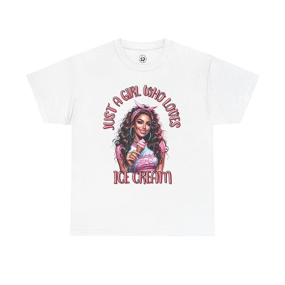 Just a Girl Who Loves Ice Cream Tee