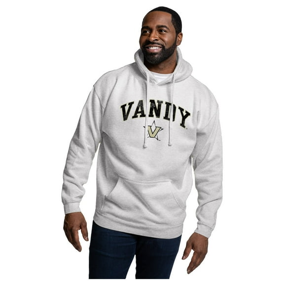 Men's-League Collegiate Wear Heather Gray Vanderbilt Commodores Essentials 2.0 Fleece Pullover Hoodie