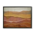 thumbnail image 4 of Stupell Industries Warm Glowing Mountain Range Overlay Desert Landscape Painting Black Framed Art Print Wall Art, Design by Liz Jardine, 4 of 5