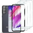 thumbnail image 1 of ccwonima Galaxy S21 FE Screen Protector Tempered Glass for Samsung Galaxy S21 FE 5G,6.4 Inch,[Support Fingerprint Unlock][Full Screen Coverage (except edges)][9H] [3 Pack], 1 of 1