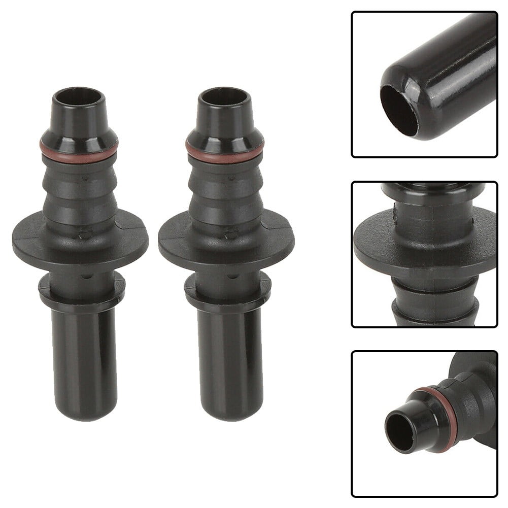 2Pcs 9.49Mm Id8 Car Fuel Line Hose Pipe Quick Release Male Connect