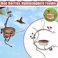 thumbnail image 2 of Alimentador De Pájaros Colgante, Bandeja De Semillas De Metal, Gancho De Rama, Comedero De Pájaros, Decoración De Jardín Al Aire Libre Sweethay PT002145-00, 2 of 5