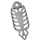 thumbnail image 3 of Accesorios de modificación de cubierta de amortiguador de motocicleta de aleación de aluminio, fáciles de instalar para motocross ATV, protector duradero universal de primera calidad. Plata, 3 of 9