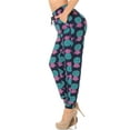 thumbnail image 2 of Buttery Soft Teal Pineapple Women's Joggers - X-Large, 2 of 2