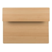 Flash Furniture Clifton Maple Computer Desk with Top and Lower Storage Shelves