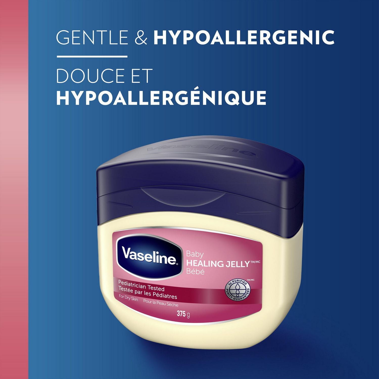 Vaseline Bébé Protectrice & Gelée de Pétrole Pure 375g Gelée de pétrole