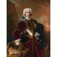 thumbnail image 2 of Nicolas de Largillière 19x24 Gold Ornate Framed and Double Matted Museum Art Print Titled - Andre Francois Alloys De Theys D'Herculais (1692-1779) (1727), 2 of 4