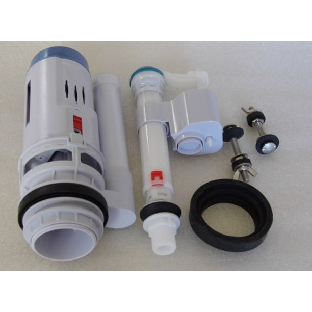 Glacier Bay Top Button 3 inch Flush Valve and Fill Valve Kit for Two