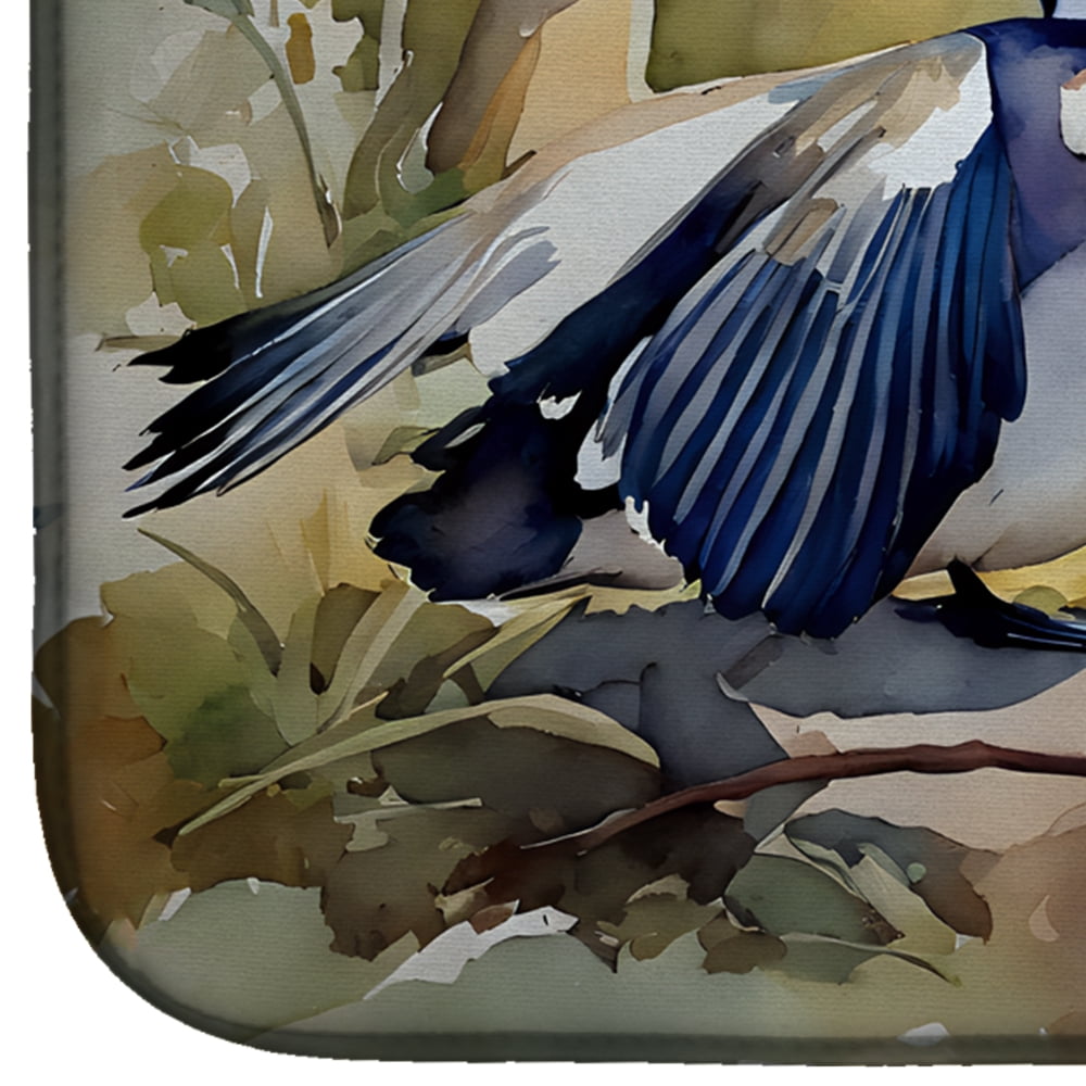 Carolines Treasures DAC3283DDM 21 x 14 in. Wood Duck Dish Drying Mat