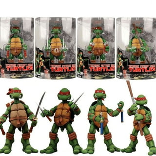 Teenage Mutant Ninja Turtles Action Figure Statue Model Toy TMNT  1990/Movie_All four