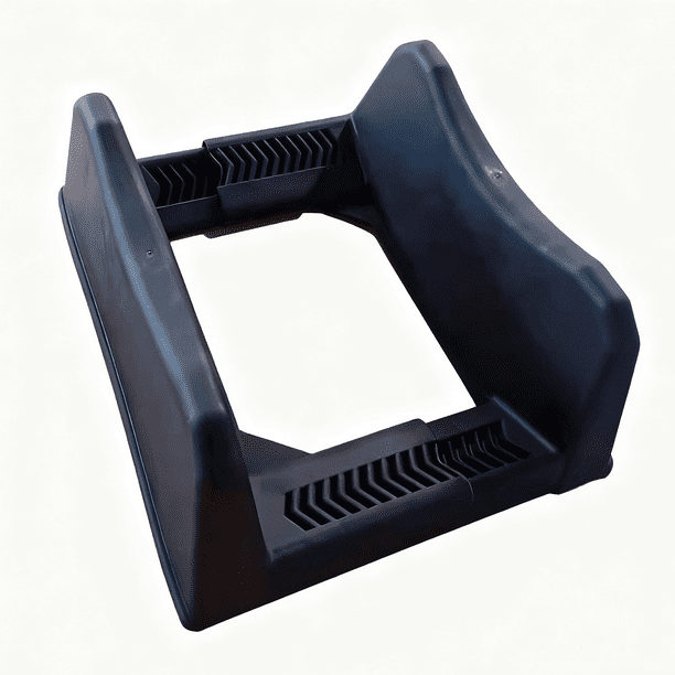 Soporte para exhibición de neumáticos de automóvil, almacenamiento de llantas, resistente, versátil, bandeja para neumáticos organizada. Negro