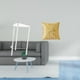 thumbnail image 2 of Mesita de noche,Mesa auxiliar de acrílico transparente,mesa auxiliar transparente de 2 niveles,Mesa pequeña de acrílico,mesita de noche pequeña,compacta,Funda de almohada,Fundas de cojín, 2 of 8