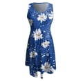 thumbnail image 5 of FcBaudy Robe Sans Manches à Col Rond, Robes d'Été pour Femmes, Robes de Mode pour Femmes, Robe Débardeur Imprimée Décontractée d'Été pour Femmes, 5 of 5