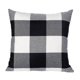 thumbnail image 2 of Paquete de 2 fundas de almohada decorativas suaves de lino y poliéster a cuadros Retro, funda de cojín para decoración del hogar para sofá dormitorio, 2 of 5