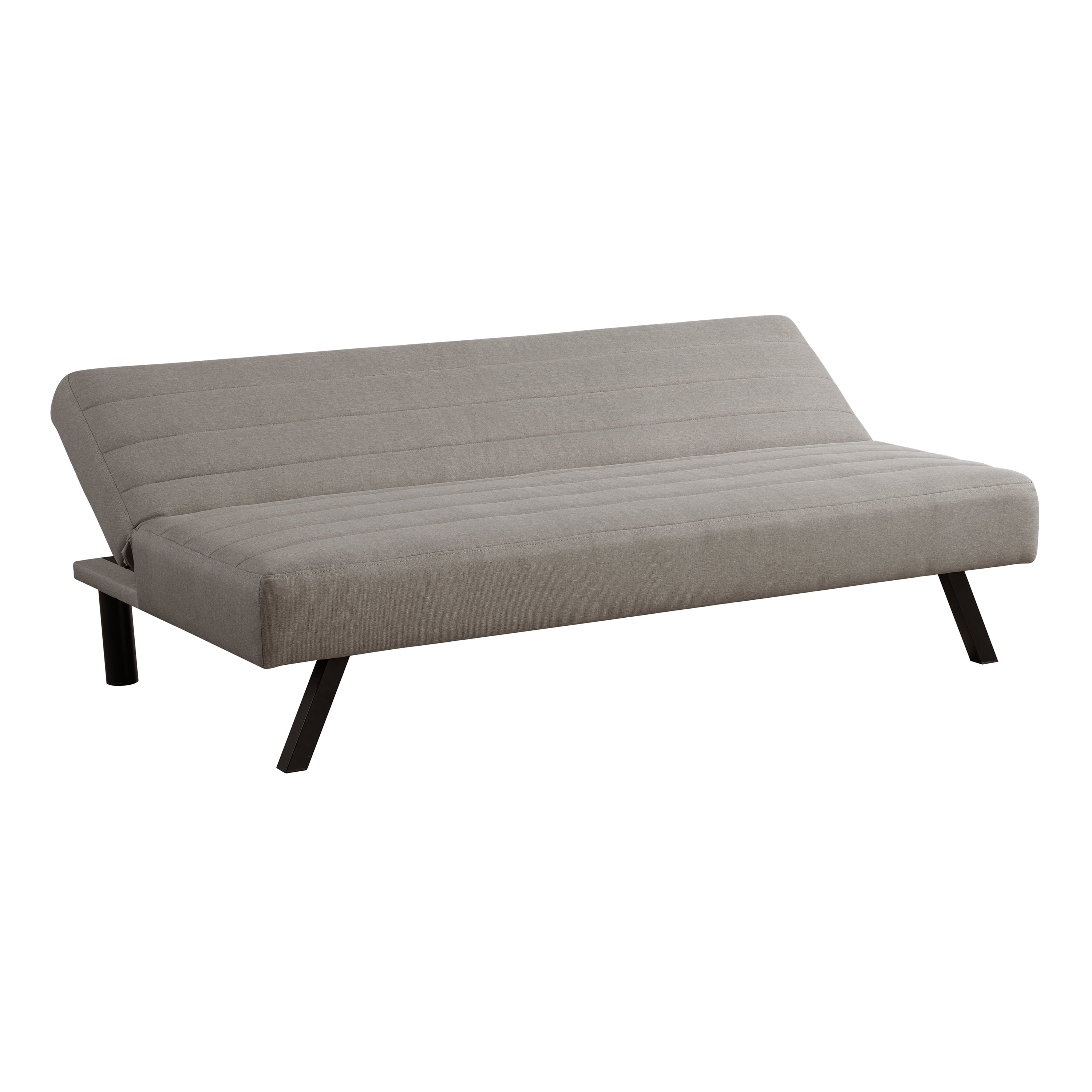 Serta Danbury Modern Twin Futon, Taupe Woven Fabric