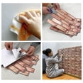 thumbnail image 5 of 3d Simulation Brick Wall Stickers Wallpaper Kitchen Art Decals Decor, 5 of 5