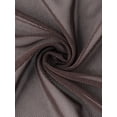 thumbnail image 5 of Agnes Orinda Women's Plus Size Long Sleeve Open Front Sheer See Through Mesh Bolero Shrug Crop Cardigans 3X Coffee Brown, 5 of 6