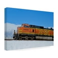 thumbnail image 4 of Susan Vizvary Photography 'Orange Train in Snow' Canvas Art, 4 of 4