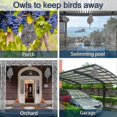 thumbnail image 4 of 2pcs Owl Bird Scarer With Reflective Tape Bird Deterrent Bird Repellent Devices To Scare Birds Pigeons Away For Garden Roofs Patio Windows Balcony Tre, 4 of 5