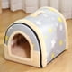 thumbnail image 1 of Dog Pet House Dog Bed For Dogs Cats Small Animals Sleeping Bed Indoor Soft Cozy Dog Cave Bed Foldable Removable Warm Cats Kennel ShopWise Round, 1 of 22