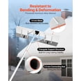 thumbnail image 3 of VEVOR Snow Roof Rake, 26 in Aluminum Blade, 7.5-20 ft Adjustable Roof Snow Scraper with Wheels, Anti-Slip Handle Snows Removal Tool, Lightweight House Rooftop Rake for Leaves Debris Removal, 3 of 9