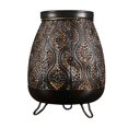thumbnail image 2 of Technology Tabletop Lantern Ornament For Celebrating Ceremonies In Black Iron 15X10.5X22CM 1Pcs, 2 of 3