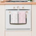 thumbnail image 3 of YWC-Coquette Pink Bow Decor Towels on Bathroom Kitchen - Pink Hand Towel Bathroom Accessories - Preppy Girly Decorations Dish Tea Towels 16x24 inches, 3 of 4