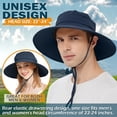 thumbnail image 3 of EINSKEY Men's Sun Hat, Rain Waterproof UV Protection Wide Brim Bucket Hat for Beach Travel Golf Safari Garden Fishing Hiking, 3 of 7
