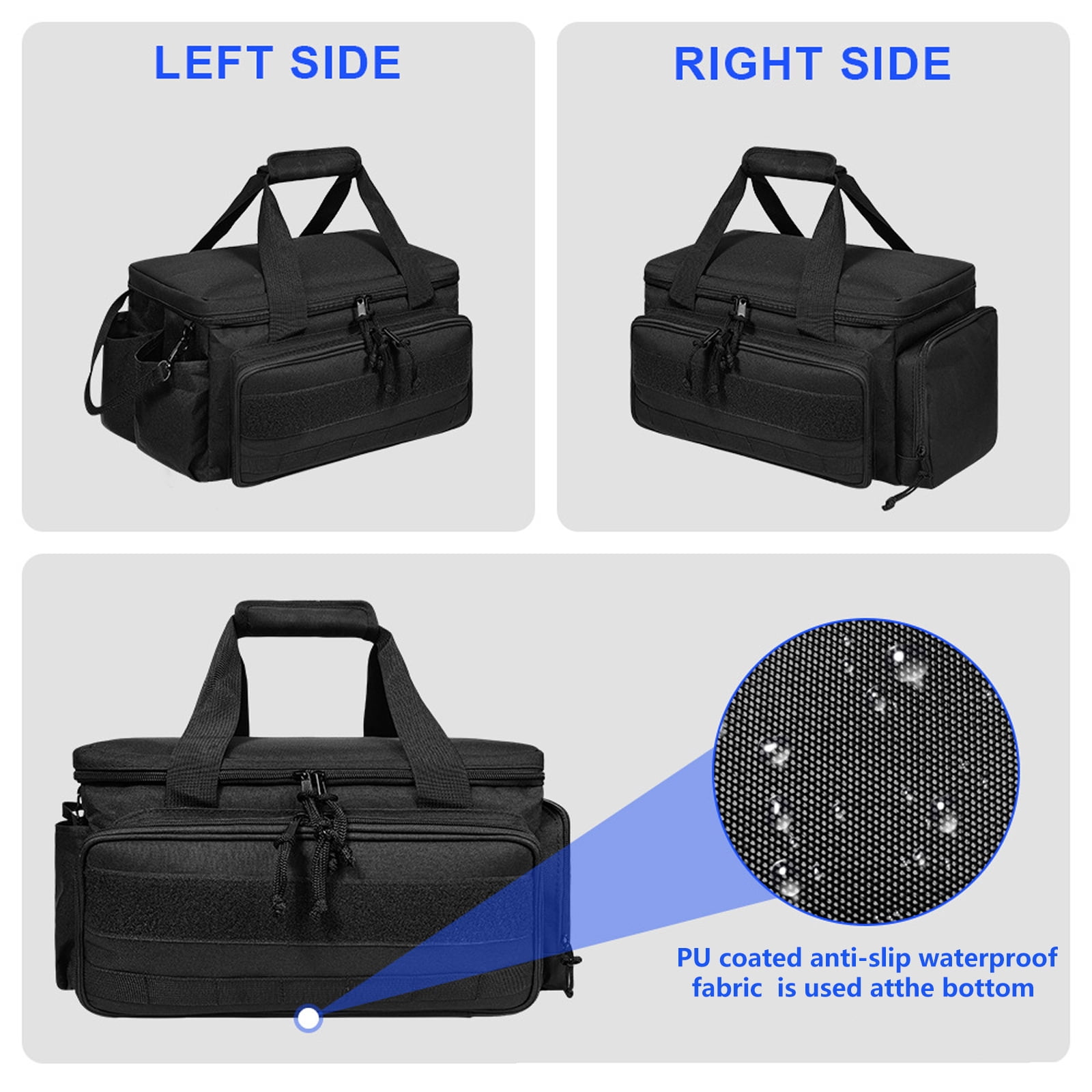 Tool Bag Multifunction Work Organizers for Electrician Tool Repairmen Carpenters Waterproof Thick Padded Bottom Bag
