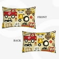 thumbnail image 4 of Haiem Pillowcase for Hair and Skin Queen - Vehicles Printed Soft Pillowcase with Envelope Closure-14"x20", 4 of 9