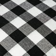 thumbnail image 2 of Phantoscope Classic Checkers Series Retro Plaids Square Decorative Throw Pillow with Insert, 20"x20", Black/White, 2 Pack, 2 of 7