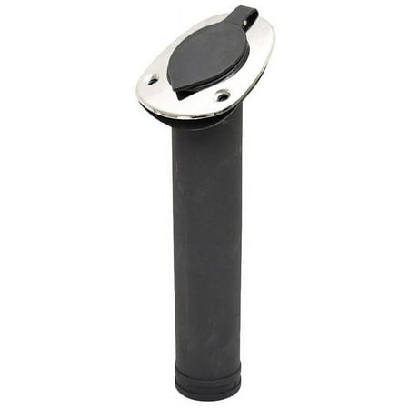 Boat Angled Rod Holder | 11 1/4 Inch 30° Stainless / Nylon