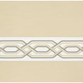 thumbnail image 2 of Achim Paige Rod Pocket Light Filtering Curtain Valance, Tan, 55" x 13", 2 of 3
