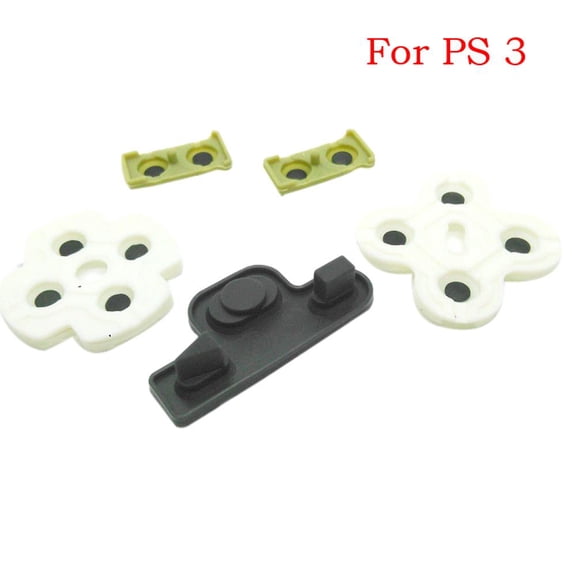 FOR 2sets For ps3 Controller conductive rubber for 3 Soft Rubber Silicon Conductive Button Pad Replacement