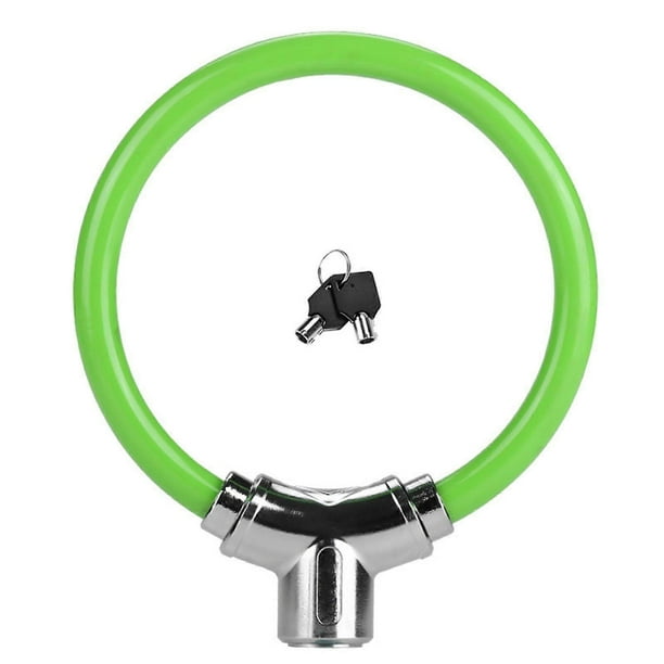 Reliability Cycle Lock Multifunctional Bicycle Lock for Various Bike Types Green