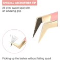 thumbnail image 2 of SHIQI-Eyelash Extension Tweezers, Professional Fiber Tip Lash Tweezers Set of 5,Curved 45 90 Degree Volume Isolation Tweezers, 2 of 4