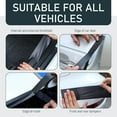 thumbnail image 5 of Car Door Edge Guards, 2.76" x 197" Anti-Collision Anti-Scratch Automotive Door Sill Protector, Vehicle Front Rear Bumper Side Door Trim Protection Strips for RV, SUV, Truck (Black), 5 of 6