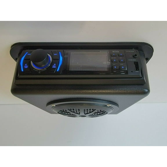 Golf Cart UTV Overhead Stereo Radio Console Bluetooth! EZ GO Club Car Yamaha RZR