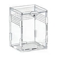 thumbnail image 4 of Acrylic Jumping Spider Enclosure, Transparent Reptile Terrarium Enclosure, Small Reptiles Habitat Tank Breeding Box for Tarantula Insect Snake Lizard, 4 of 8