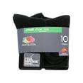 thumbnail image 2 of Fruit of the Loom Boys Durable Crew Socks, 10 Pack, 2 of 5