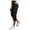 *Black, variant on VBVC Women's High Waist Cargo Capri Pants , Slim Straight Leg Sweatpants For Women , Ladies' Hiking Cropped Joggers with Pockets, Khaki , S-2XL
